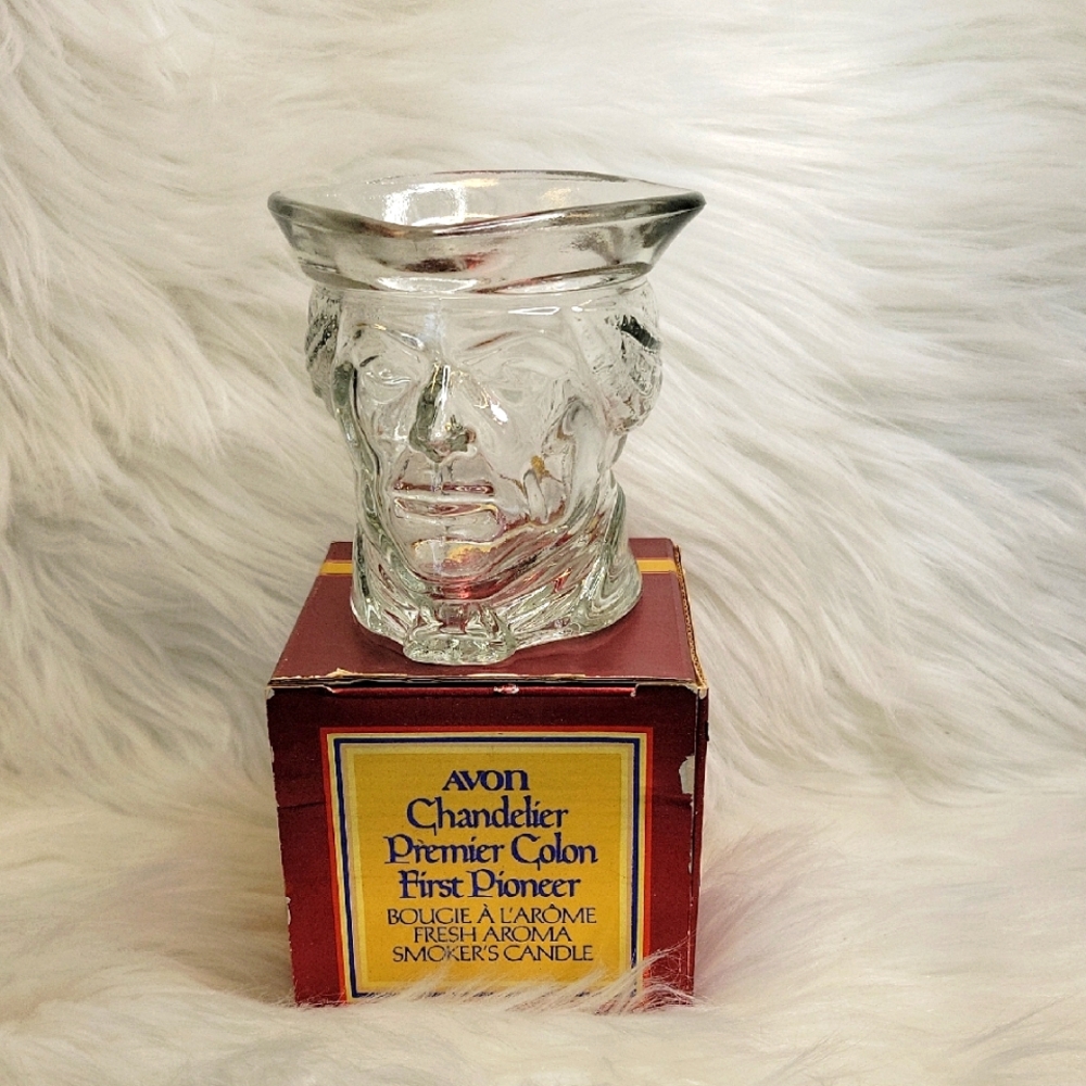 3/$25 Avon Vintage First Pioneer Candle Holder